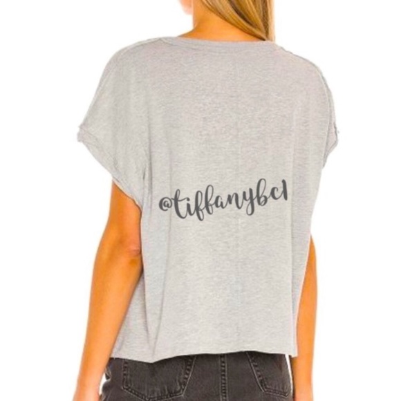 Free People You Rock Tee Heather Gray - Picture 2 of 7